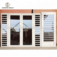 Aluminum glass louver door aluminium roller shutter window and louvre by Doorwin on Alibaba - Doorwin Group Windows & Doors