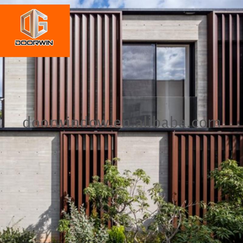 Aluminum louver frame fixed exterior shutters by Doorwin on Alibaba - Doorwin Group Windows & Doors