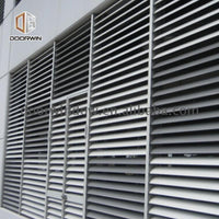 Aluminum louver frame fixed exterior shutters by Doorwin on Alibaba - Doorwin Group Windows & Doors