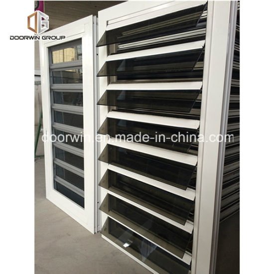 Aluminum Secure Glass Shutter Door - China Louver Window, Sun Louver - Doorwin Group Windows & Doors