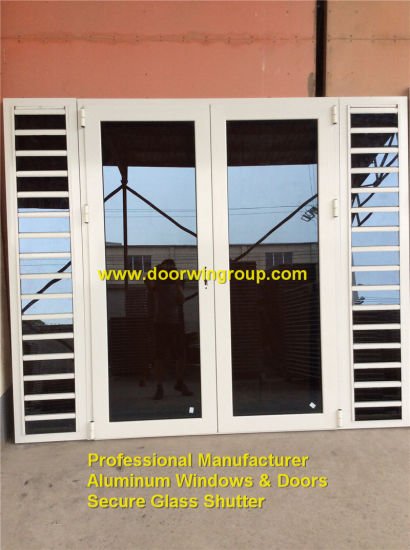 Aluminum Secure Glass Shutter Window with Handles - China Aluminum Glass Shutter, Shutter Window - Doorwin Group Windows & Doors