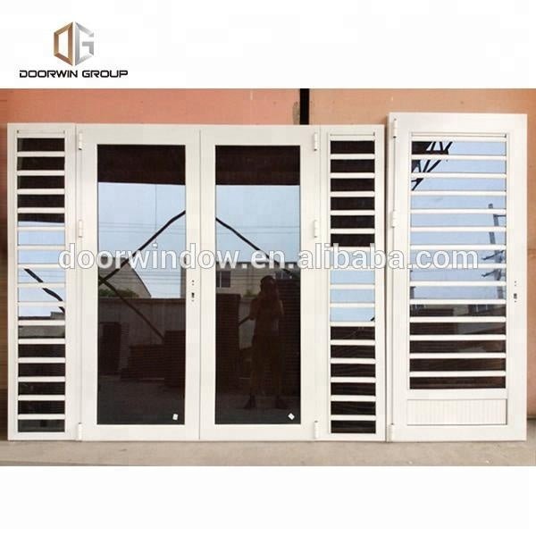 aluminum shutter window secure glass shutter openable plantation louver fireproof window by Doorwin - Doorwin Group Windows & Doors
