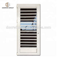 aluminum shutter window secure glass shutter openable plantation louver fireproof window by Doorwin - Doorwin Group Windows & Doors