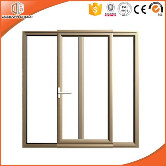 Aluminum Sliding Door with Handle and Flyscreen - China Aluminum Sliding Door, Aluminum Door - Doorwin Group Windows & Doors
