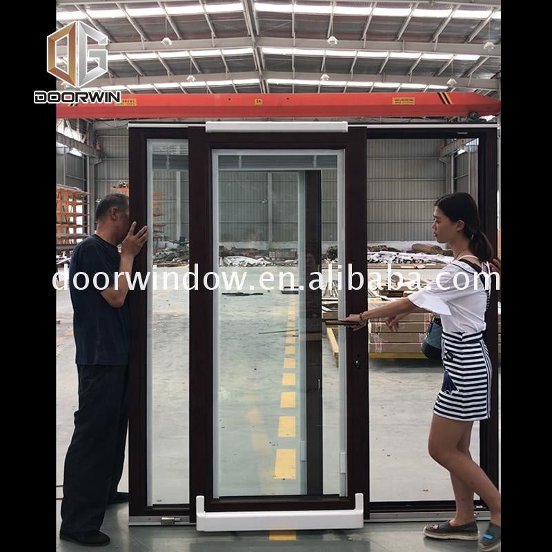 Aluminum sliding doors accordion door with toughened glazing and window - Doorwin Group Windows & Doors