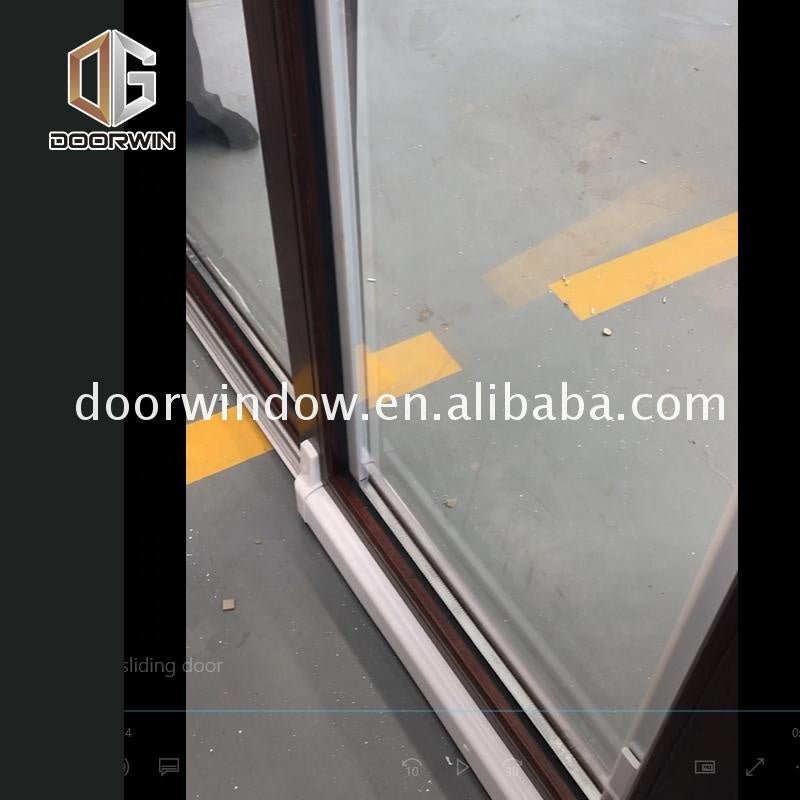 Aluminum sliding doors accordion door with toughened glazing and window - Doorwin Group Windows & Doors