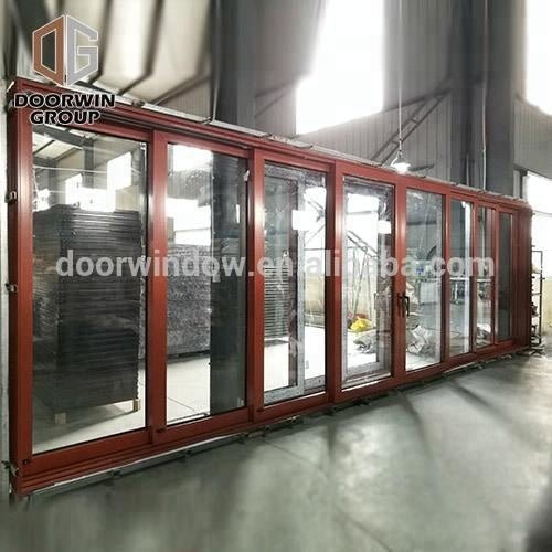 Aluminum sliding thermal break door stacker doors system by Doorwin on Alibaba - Doorwin Group Windows & Doors