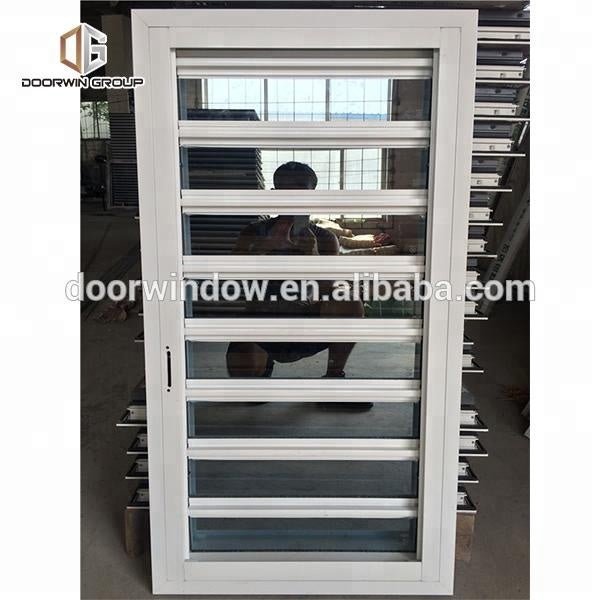 aluminum window secure glass shutter openable plantation louver ventilation grille window by Doorwin - Doorwin Group Windows & Doors