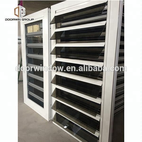 aluminum window secure glass shutter openable plantation louver ventilation grille window by Doorwin - Doorwin Group Windows & Doors