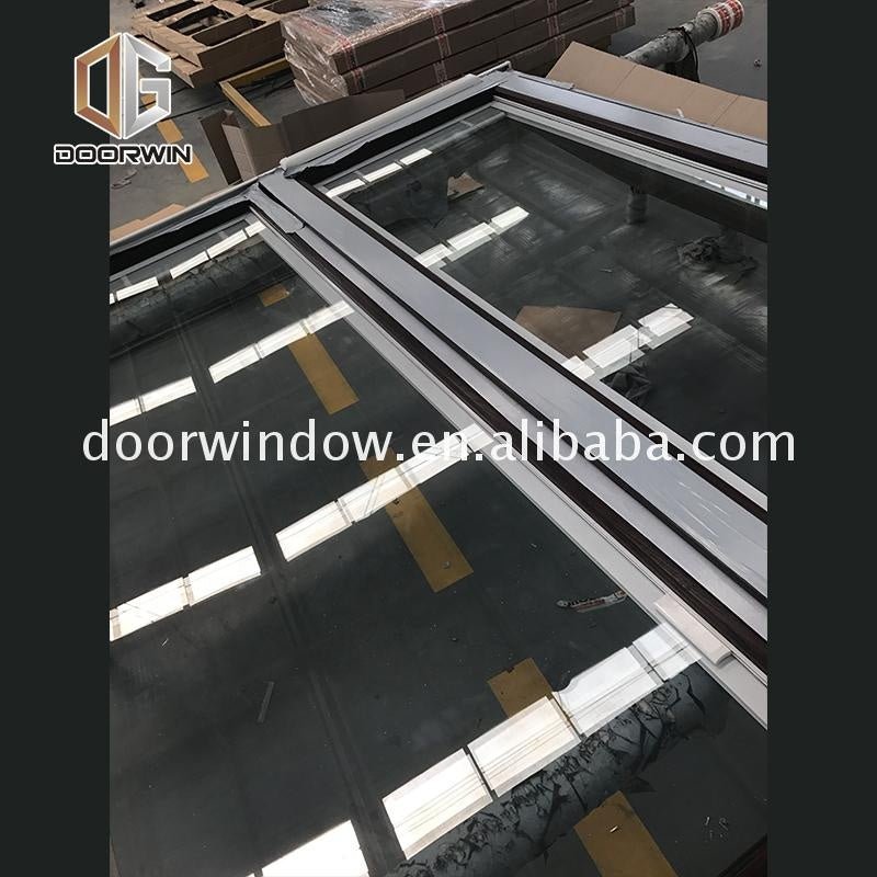 aluminum wood frosted glass tilt sliding door - Doorwin Group Windows & Doors