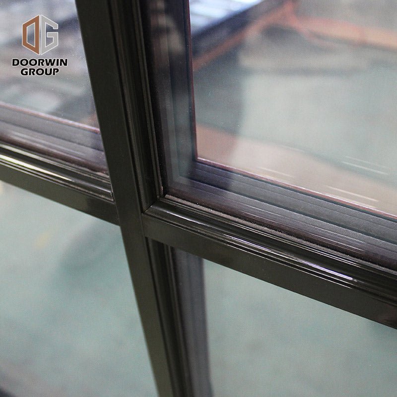 Aluminum Wood Picture Window with Colonial Bars - Doorwin Group Windows & Doors
