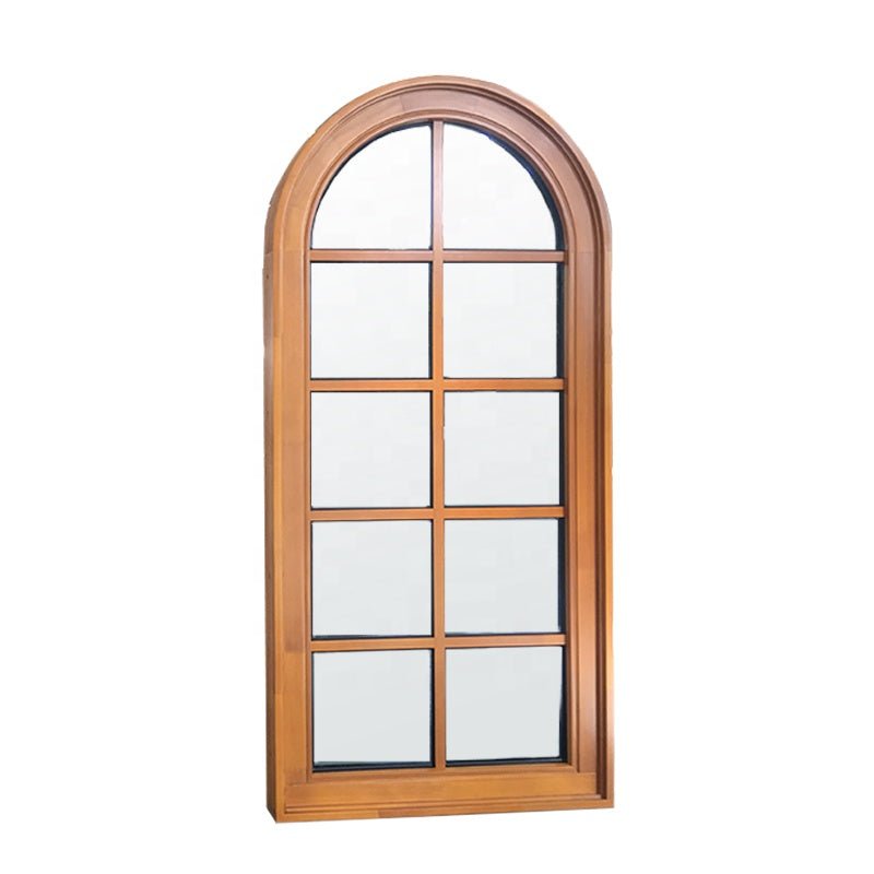 America CSA/AAMA/NAMI Certified Solid Wood Window With Arched Top with Grille Design by Doorwin - Doorwin Group Windows & Doors