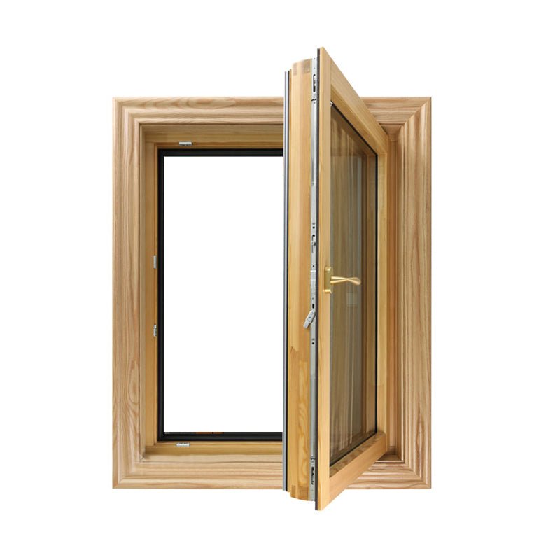 America NAMI Certified 2018 new arrival TEAK wood clad aluminum tilt and turn window for building by Doorwin - Doorwin Group Windows & Doors