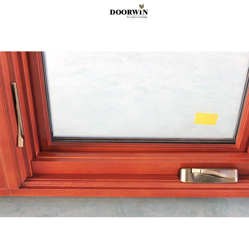 America NFRC standard Low-E glass radiation protection made in China top supplier push out swing wooden aluminum windows - Doorwin Group Windows & Doors