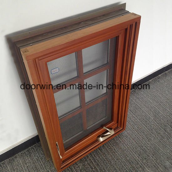 American Australian Style Foldable Crank Handle Casement Window with Grill Design - China French Window Design, Wood Window - Doorwin Group Windows & Doors