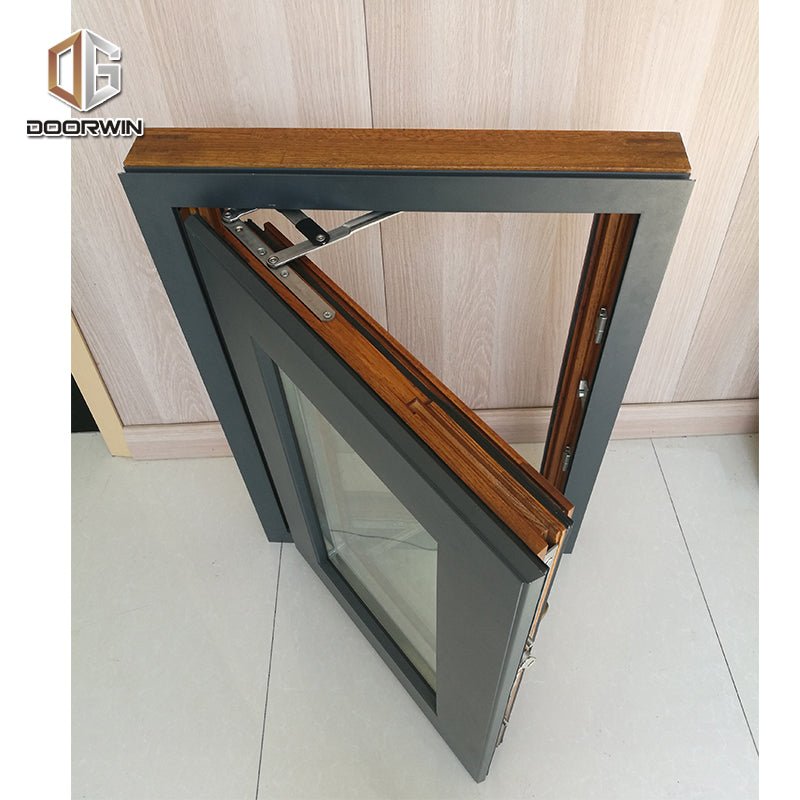 American certified aluminum clad cherry wood window - Doorwin Group Windows & Doors