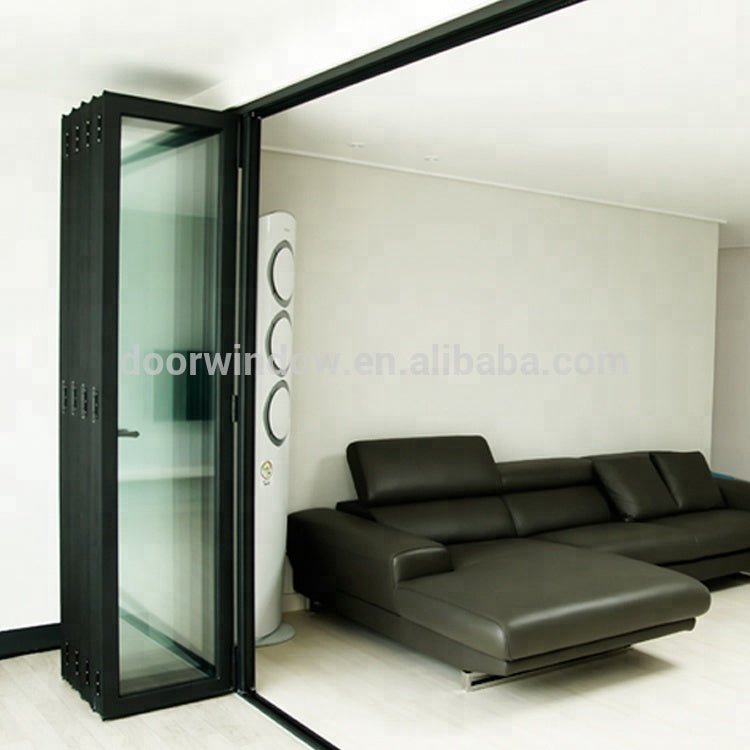 American Certified New product ideas 2018 waterproof double glass hidden folding door by Doorwin - Doorwin Group Windows & Doors