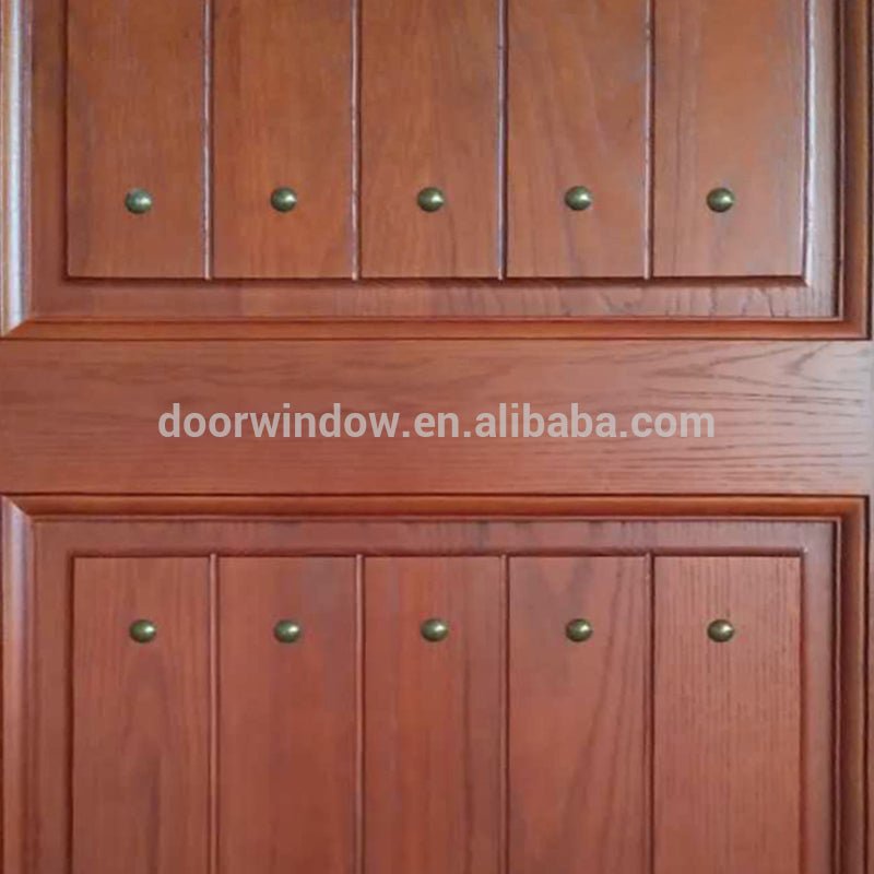 American doors New Design oak teak Wooden Round Top solid wood arched double antique carved doorsby Doorwin - Doorwin Group Windows & Doors