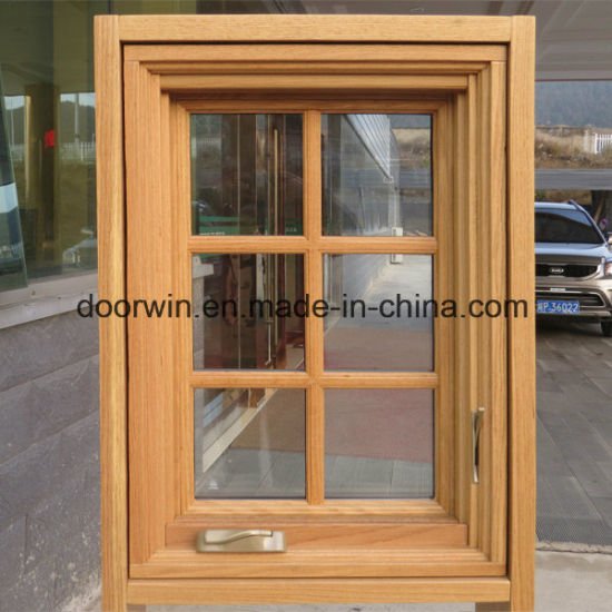 American Foldable Crank Handle Casement Window Aluminum Clad Solid Oak Wood - China Hurricane Windows Us, Sash Window - Doorwin Group Windows & Doors