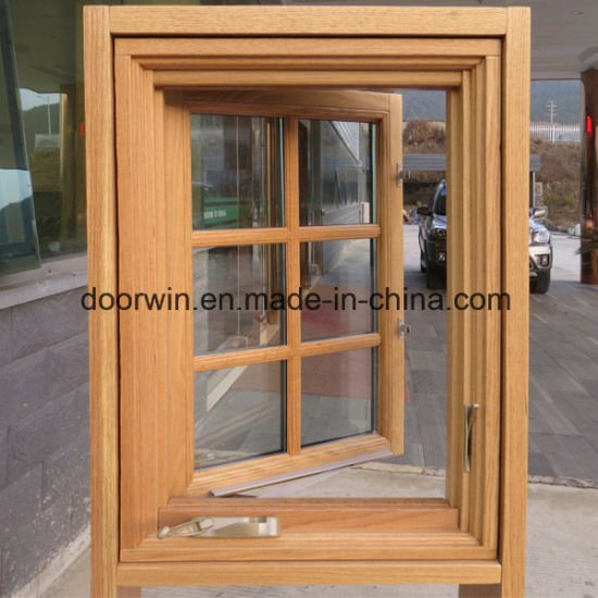 American Foldable Crank Handle Casement Window with Aluminum Clad Solid Oak Wood - China Hurricane Windows Us, Sash Window - Doorwin Group Windows & Doors