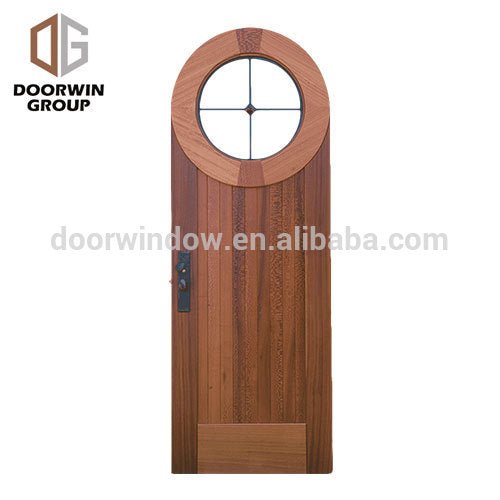 American glass doors lowes wooden house doors rustic alder cherry pine exterior wood front doors with frosted glass by Doorwin - Doorwin Group Windows & Doors