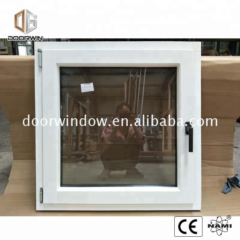 American OAK timber White Wooden Window Design Tilt Turn European Style Window - Doorwin Group Windows & Doors