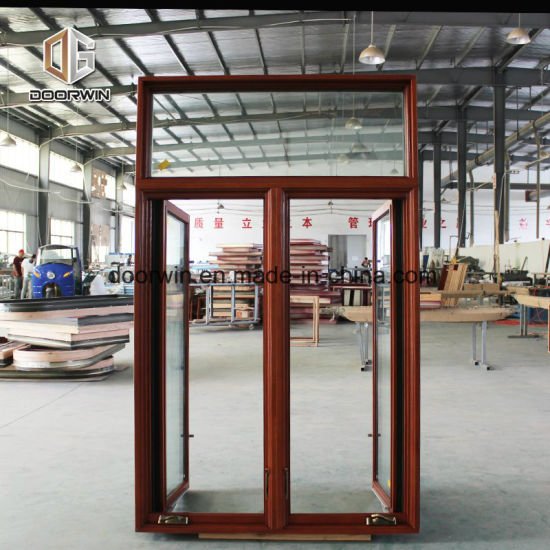 American Oak Wood Aluminum Crank Casement Window - China Aluminium Crank Windows, Awning Window Crank - Doorwin Group Windows & Doors