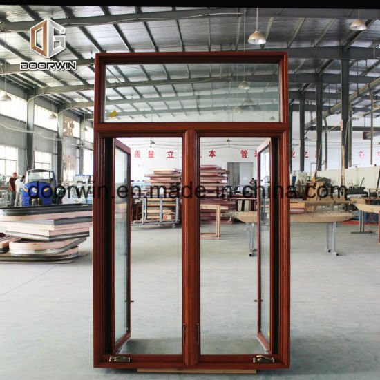 American Oak Wood Aluminum Crank Window - China Window, Aluminium Crank Windows - Doorwin Group Windows & Doors