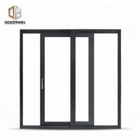 American standard sliding windows and doors aluminum glazed insulated door with fiberglass flyscreen - Doorwin Group Windows & Doors