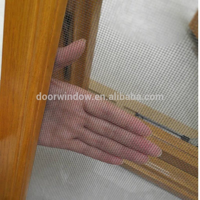 American standard wood aluminum frame crank open window with grill design and mosquito net by Doorwin - Doorwin Group Windows & Doors