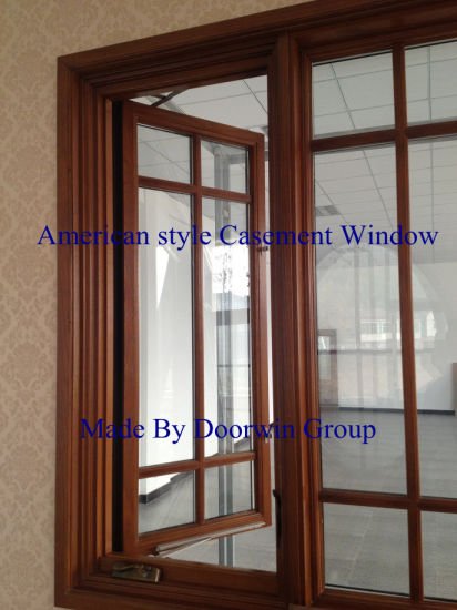 American Style Aluminum Wood Window for Villas, Top High Quality House Villa Safety Grille Design Windows - China Casement Window, Australia Style Casement Window - Doorwin Group Windows & Doors