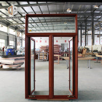 American-Style-Casement-Window-With-Foldable Crank Handle, Round-Top Window - Doorwin Group Windows & Doors