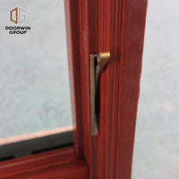 American-Style-Casement-Window-With-Foldable Crank Handle, Round-Top Window - Doorwin Group Windows & Doors
