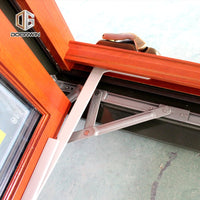 American-Style-Casement-Window-With-Foldable Crank Handle, Round-Top Window - Doorwin Group Windows & Doors