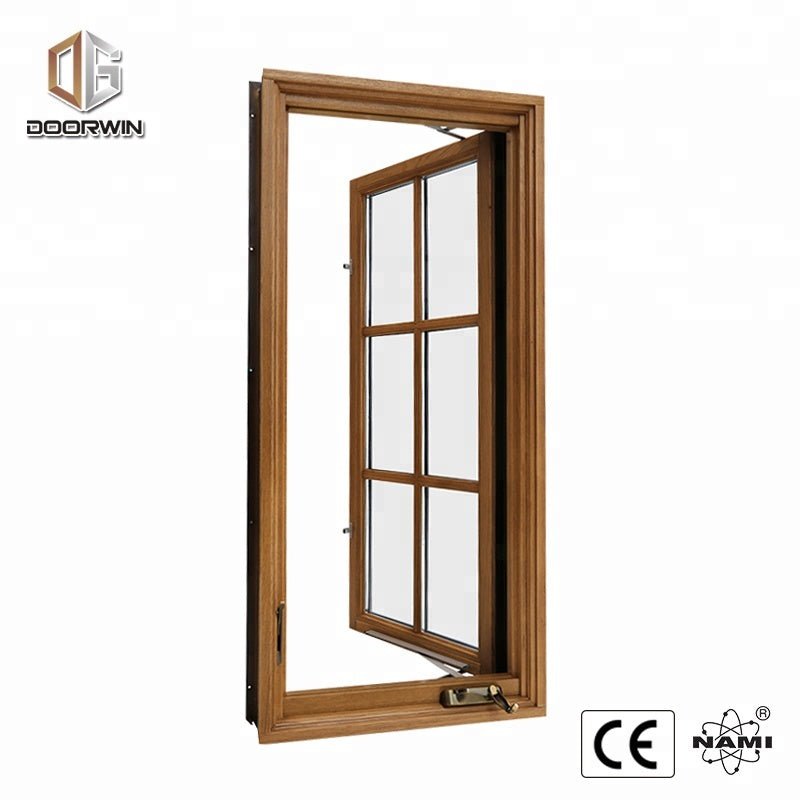 American Style NAMI Certified Wood Aluminum Crank Out Windows in accordance to U.S. Building Code by Doorwin - Doorwin Group Windows & Doors
