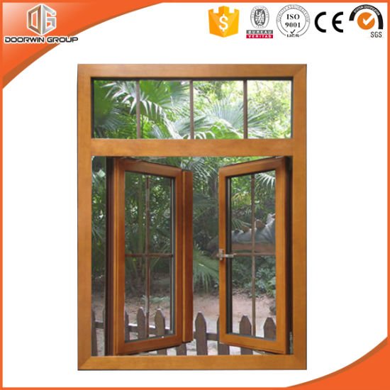 American Style Solid Oak Wood Aluminum Casement Window, Maintenance-Free Perfect Wood Effect Casement Window - China Wood Casement Window, Wood Window - Doorwin Group Windows & Doors