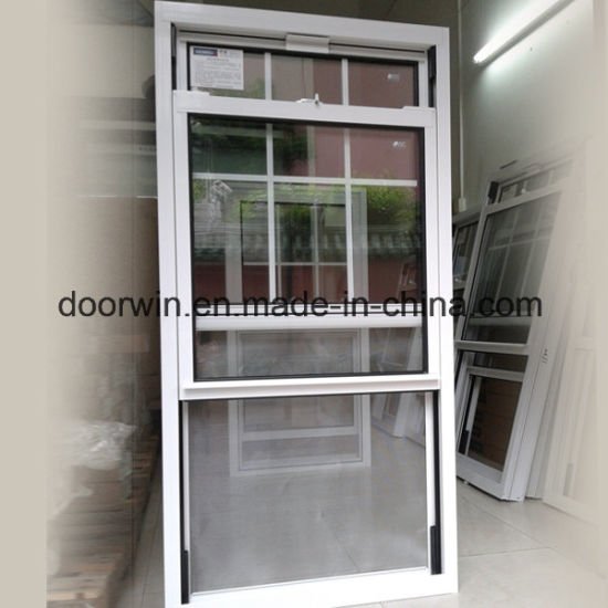 American Thermal Break Aluminum Single and Double Hung Glass Window with Grilles Design - China American Thermal Break Aluminum Window, Single Hung Glass Window - Doorwin Group Windows & Doors