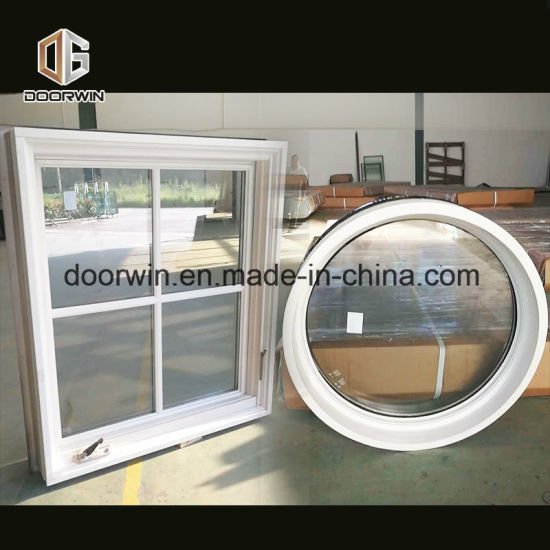 American White Crank Casement Window with Grill Design - China Latest Window Designs, Wood Windows - Doorwin Group Windows & Doors