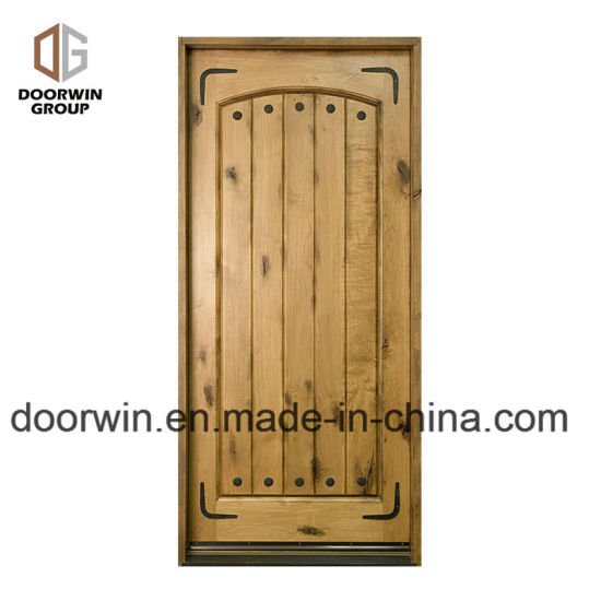 Antique Apartment French Church Door Front Door with Plank Panel Design - China Arched Top Doors, French Church Door - Doorwin Group Windows & Doors