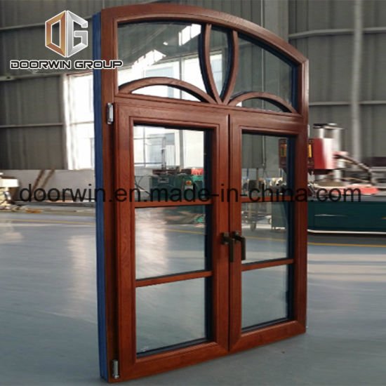 Arch Window with Grid Grill Design - China Arched Windows, Round Window for Sale - Doorwin Group Windows & Doors