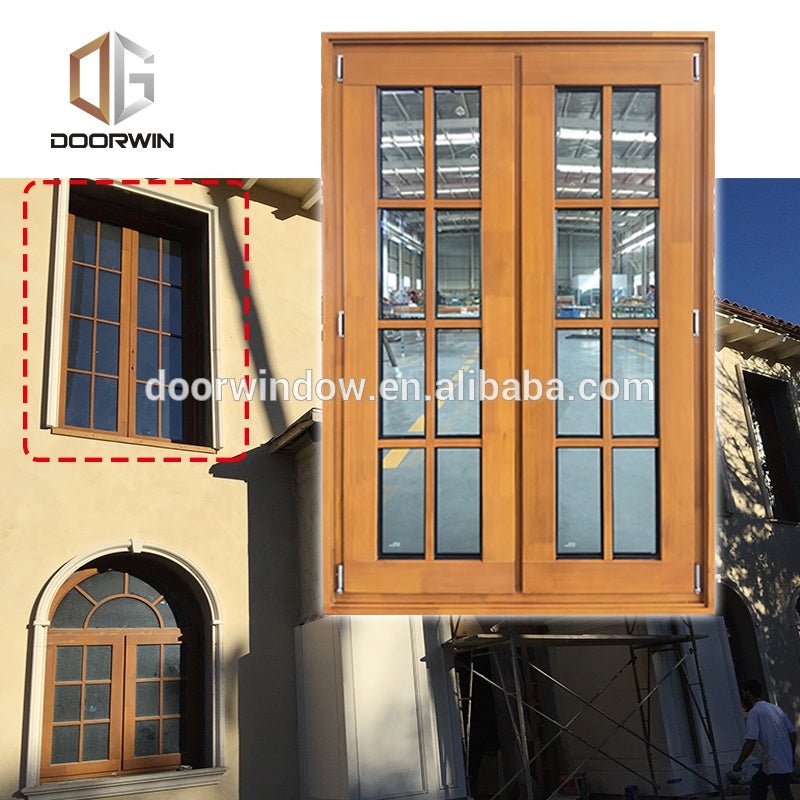 Arched Colonial Bar grill design Timber Window With IGCC SGCC Glasses CE Certificateby Doorwin - Doorwin Group Windows & Doors