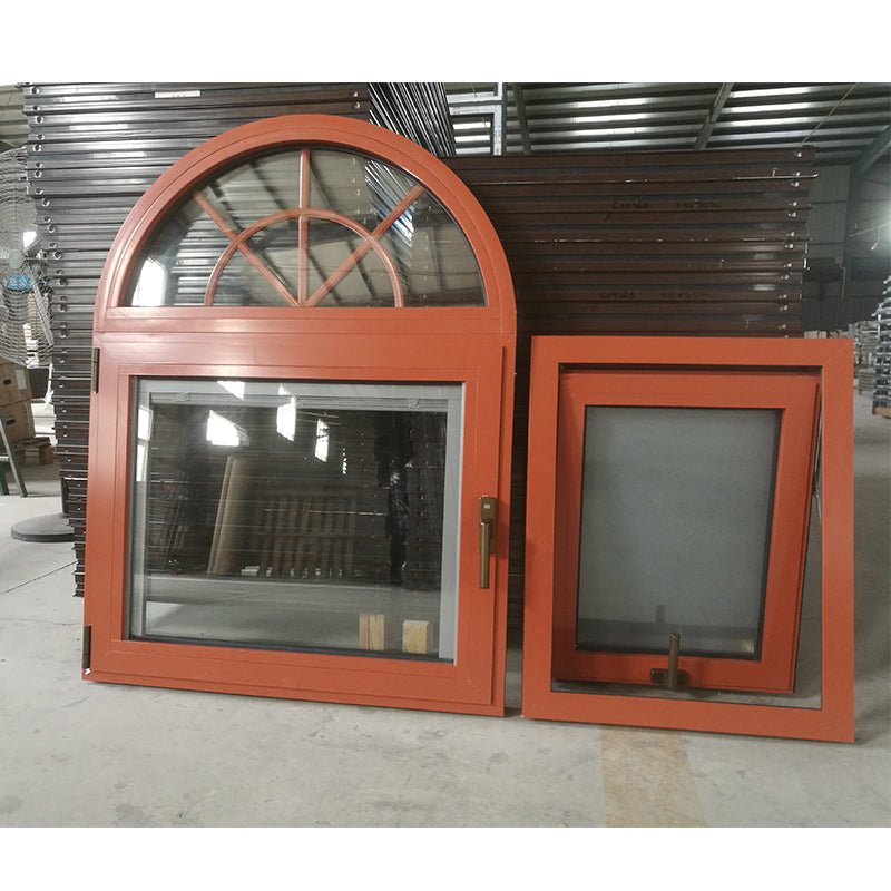 Arched Top Window with built-in shutter grills design pictures grilles grill-iron photos by Doorwin on Alibaba- ARCHITECT SERIES - Doorwin Group Windows & Doors