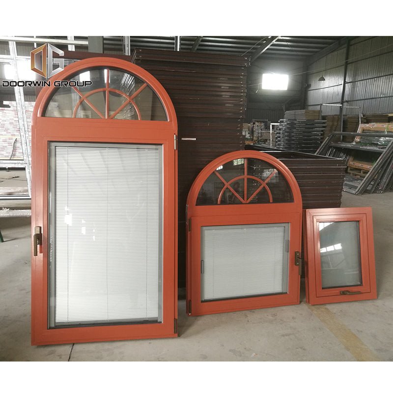 Arched Top Window with built-in shutter grills design pictures grilles grill-iron photos by Doorwin on Alibaba- ARCHITECT SERIES - Doorwin Group Windows & Doors