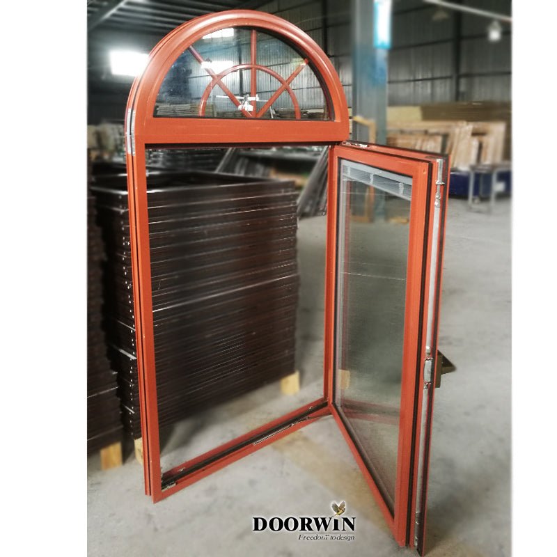 Arched Top Window with built-in shutter grills design pictures grilles grill-iron photos by Doorwin on Alibaba- ARCHITECT SERIES - Doorwin Group Windows & Doors