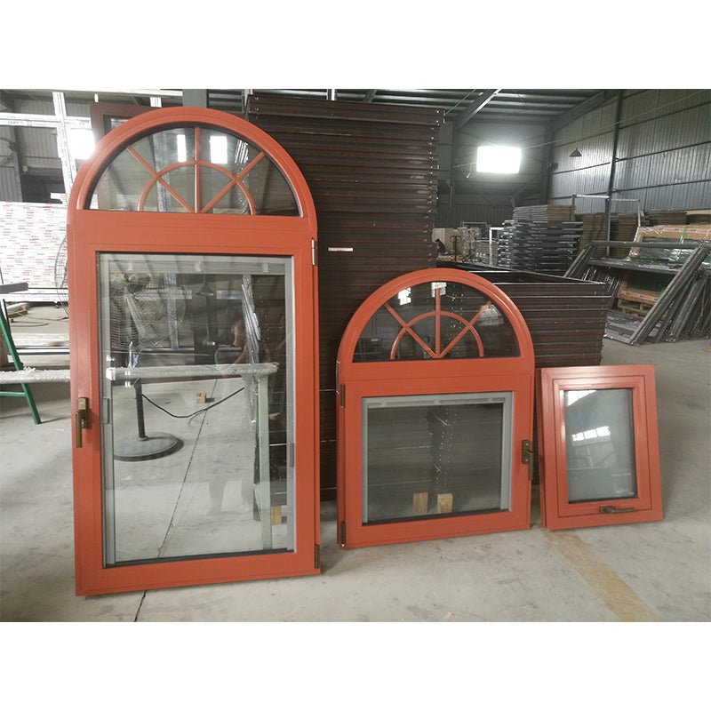 Arched Top Window with built-in shutter grills design pictures grilles grill-iron photos by Doorwin on Alibaba- ARCHITECT SERIES - Doorwin Group Windows & Doors