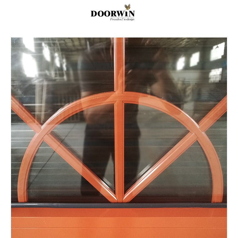 Arched Top Window with built-in shutter grills design pictures grilles grill-iron photos by Doorwin on Alibaba- ARCHITECT SERIES - Doorwin Group Windows & Doors