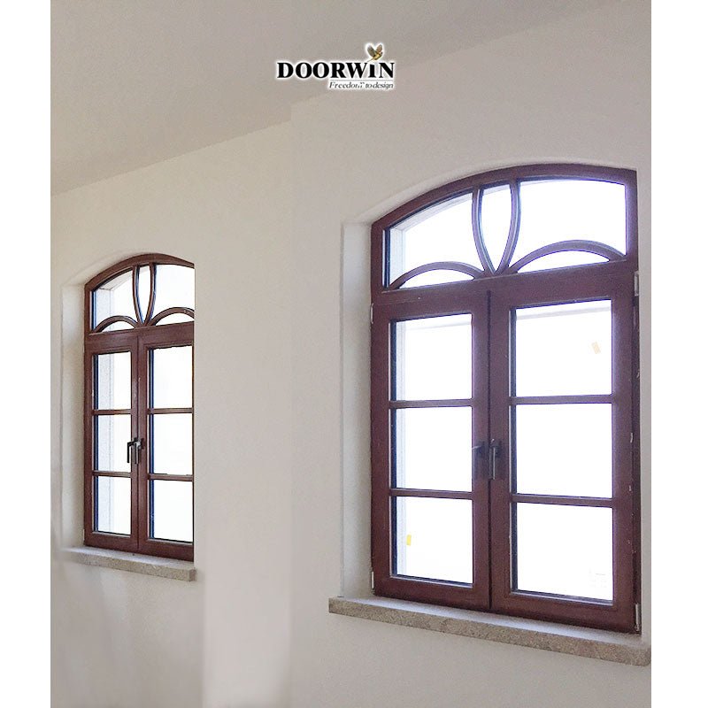 arched window frame with colonial bars-For San Francisco California Client - Doorwin Group Windows & Doors