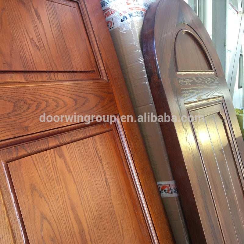 Arched wood door top interior doors storm by Doorwin on Alibaba - Doorwin Group Windows & Doors