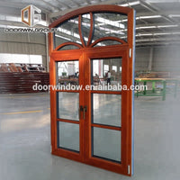 arched wood window grill design wood aluminium french windowby Doorwin - Doorwin Group Windows & Doors