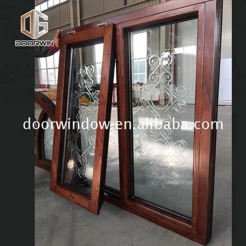 AS2208 standard glass bathroom window wood double glazed tempered obscure awning window by Doorwin on Alibaba - Doorwin Group Windows & Doors
